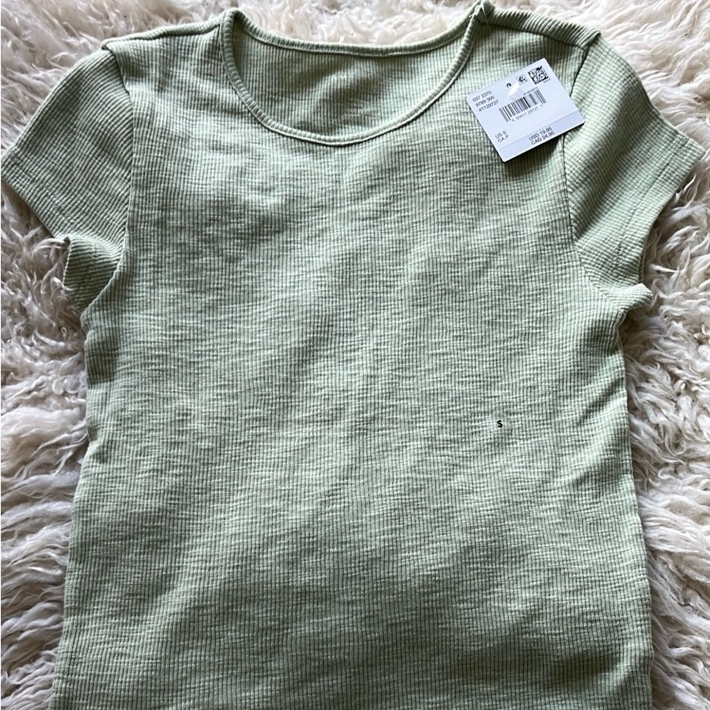 American Eagle Outfitters Light Green Kids Tee